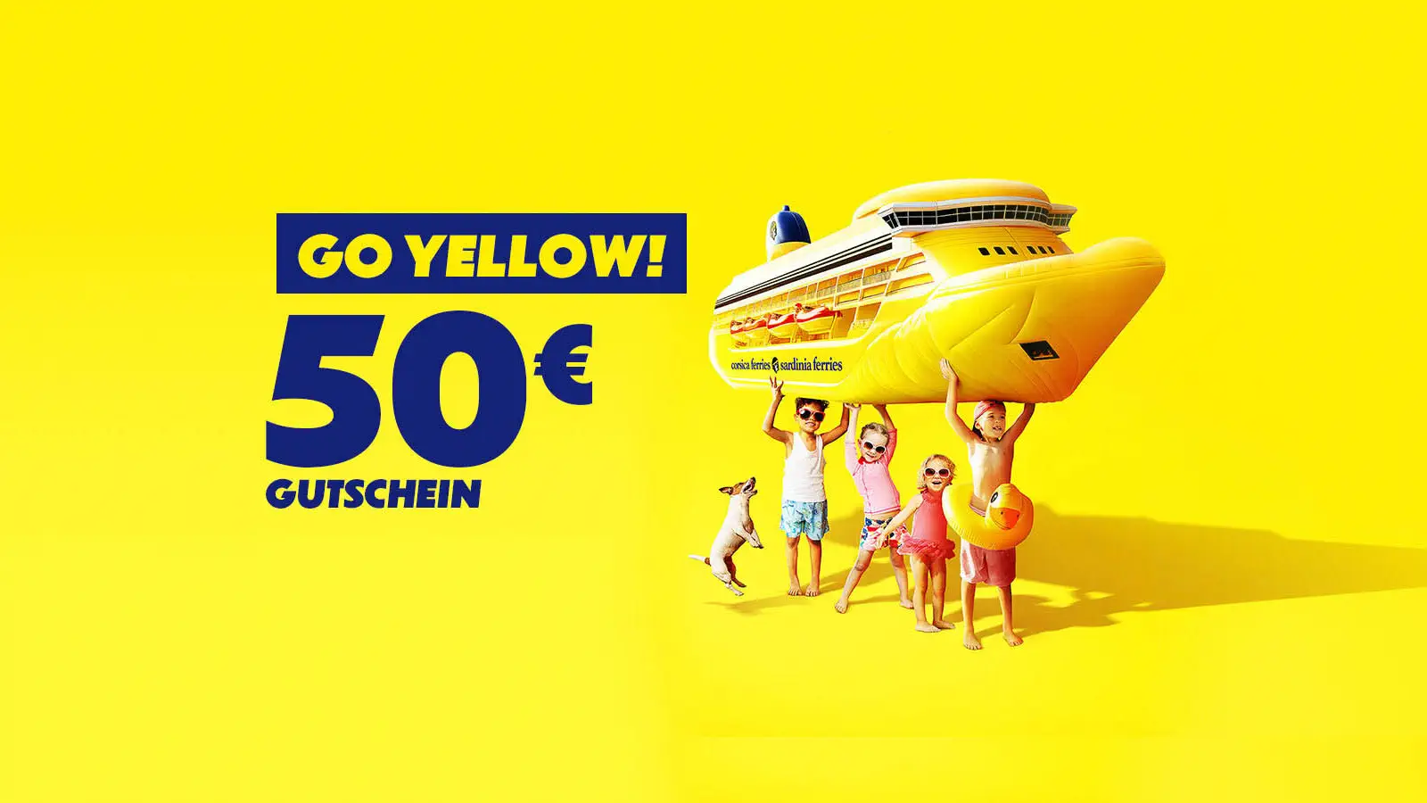 50€ Gutschein von Corsica Ferries für deine Fährbuchung.