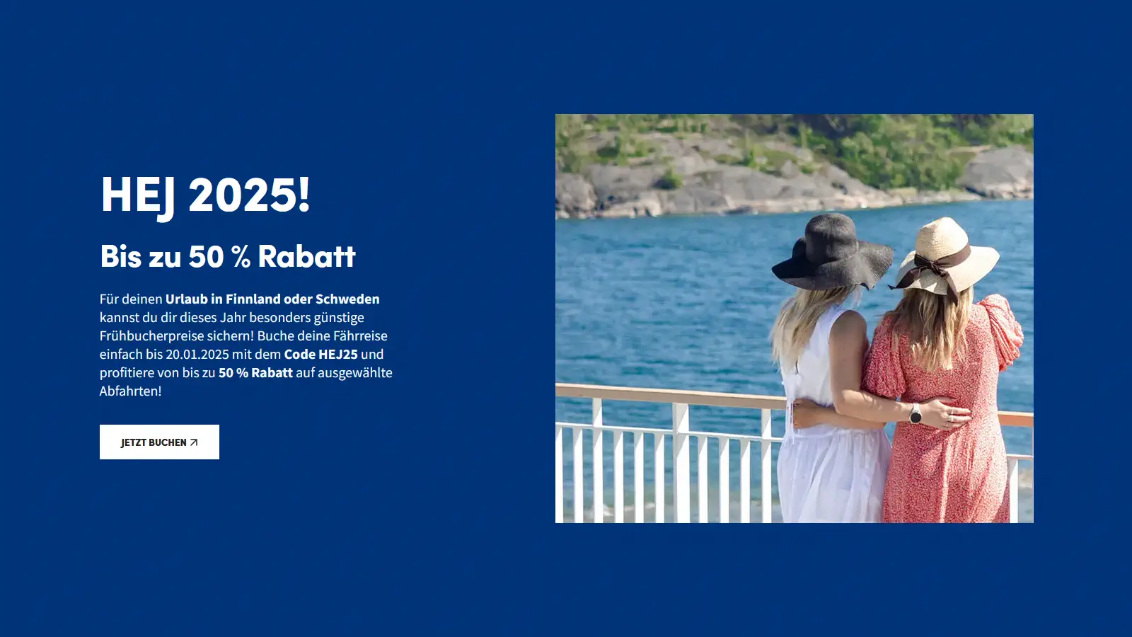 Finnlines Hej 2025 Angebot - bis zu 55% Rabatt