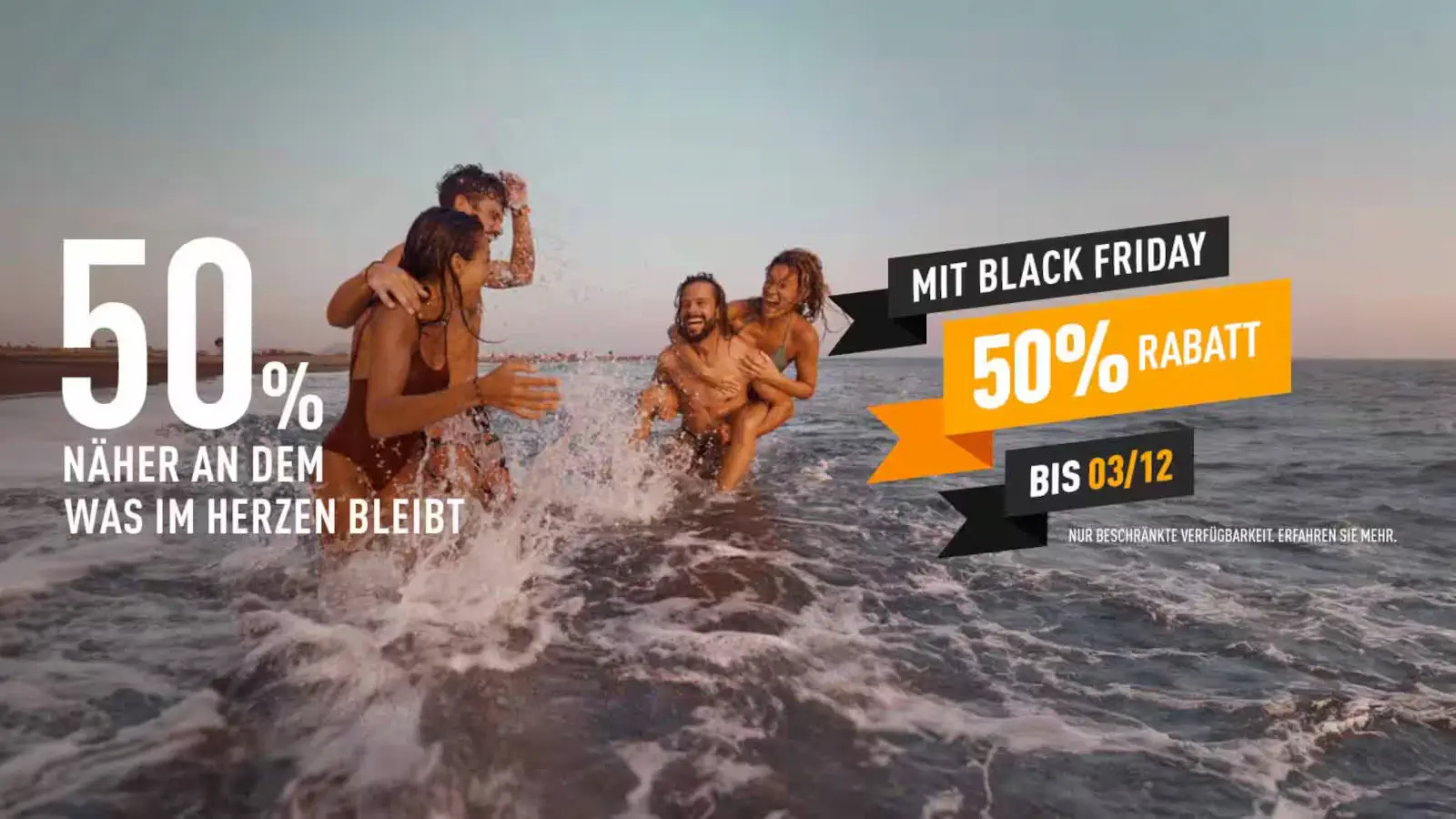 Grandi Navi Veloci - GNV Black Friday 2024 mit 50% Rabatt auf alle Fährverbindungen