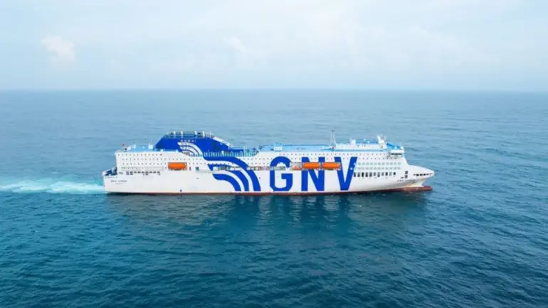 Die Fähre GNV VIRGO verkehrt auf der Verbindung Genua-Palermo.