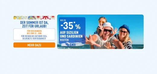 GNV Flashsale mit 35% Rabatt