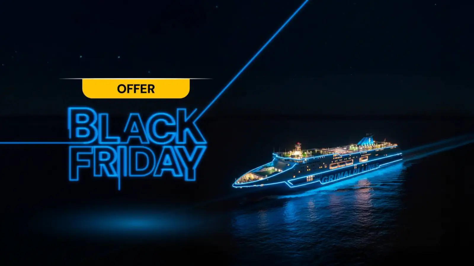 Grimaldi Lines Black Friday 2025 - 20% Rabatt auf Fährverbindungen