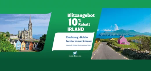 Irish Ferries 10% Rabatt auf Irlandfähre