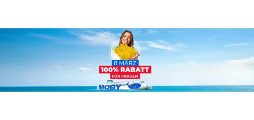 Moby Lines Rabatt zum Frauentag