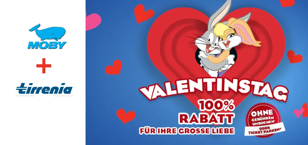 Moby Lines Valentinstag Angebot