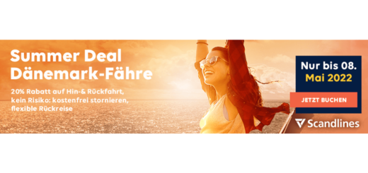 Scandlines Summer Deal 2022 mit 20% Rabatt