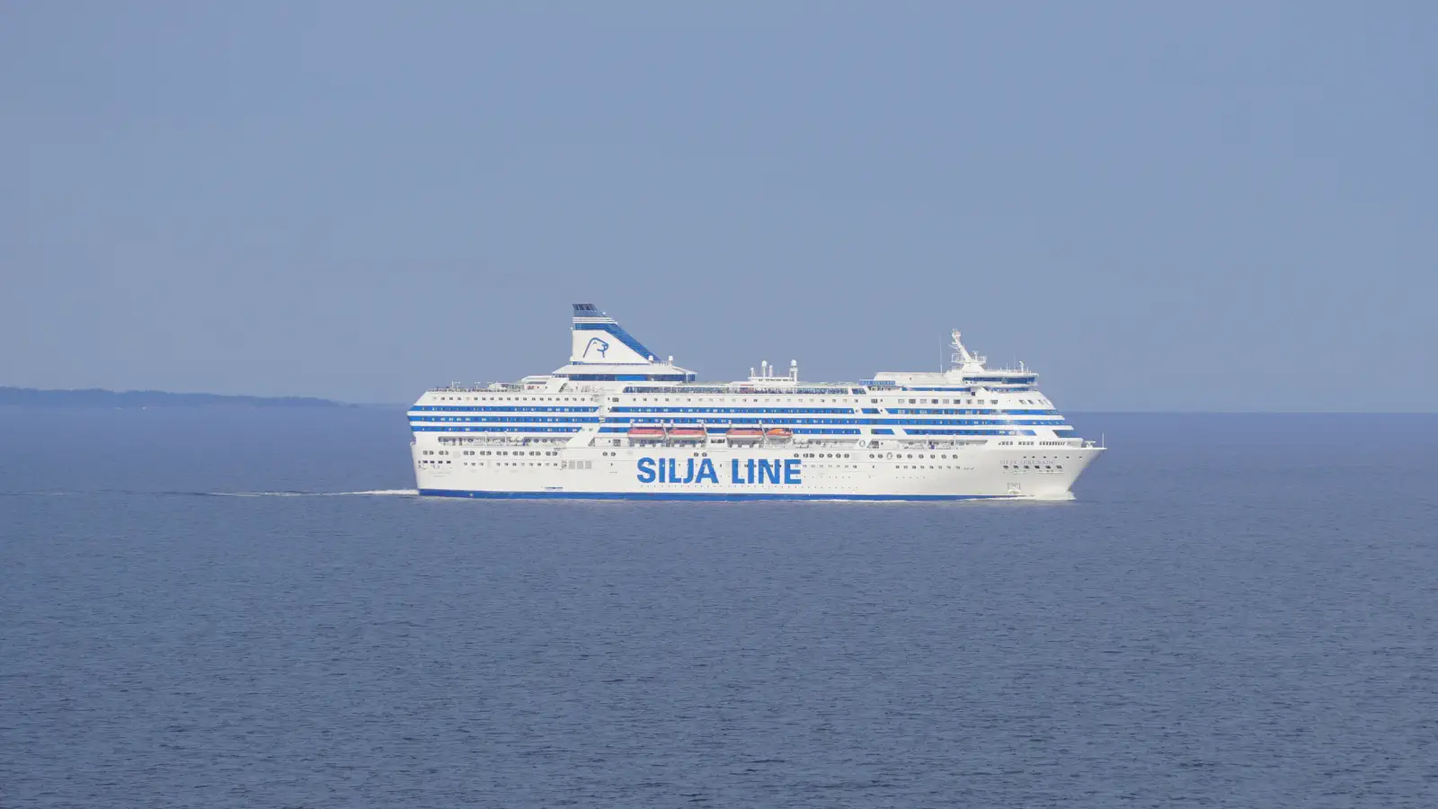 The Silja Serenade cruise ferry to Helsinki from Stockholm.
