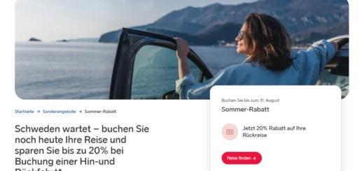 Stena Line Rückfahrrabatt - 20% auf der Fährverbindung Rostock-Trelleborg-Rostock