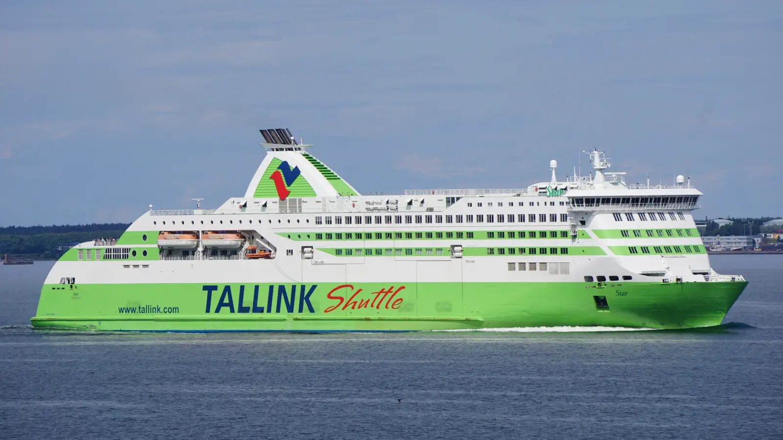 Die Tallink Silja Fähre Star ist auf der Route Tallinn-Helsinki-Tallinn im Einsatz.