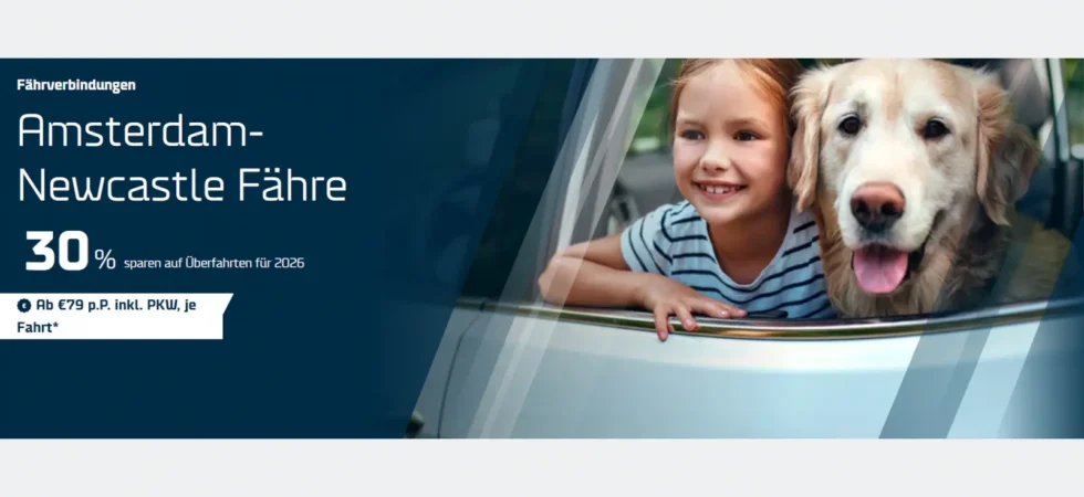 DFDS Frühbucherangebot 2026 - 30% Rabatt auf Fährverbindungen