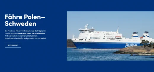 Finnlines Super Sparpreis Angebot für die neue Fähre von Polen nach Schweden