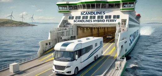 Scandlines Camper Ticket mit günstigen Preisen für Wohnmobile und PKW mit Wohnwagen.